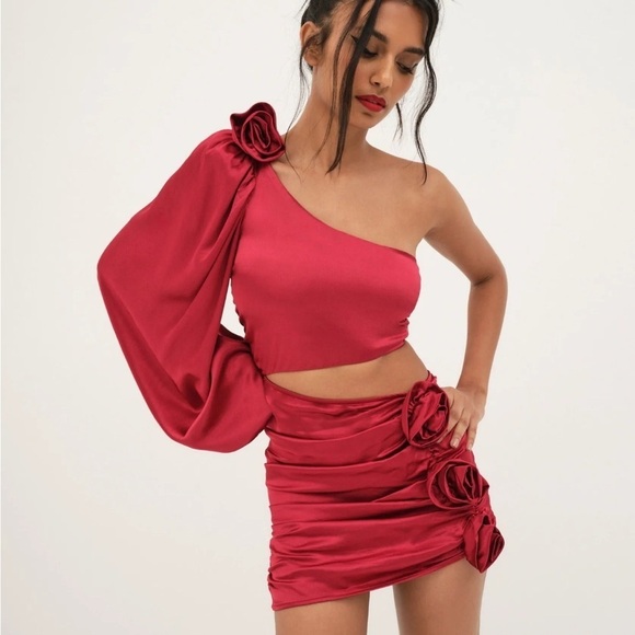 For Love And Lemons Dresses & Skirts - For Love And Lemons Scarlet Red Dress